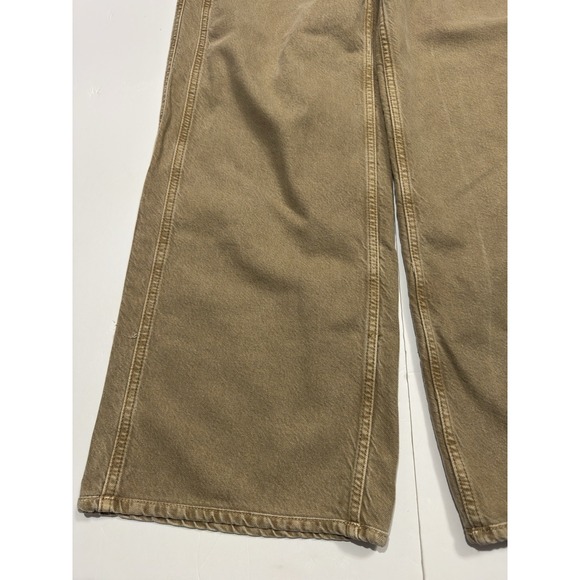 We the Free Final Countdown Low Rise Cuffed Boyfriend Jeans Baggy Wide Leg Sz 32 - Picture 6 of 16